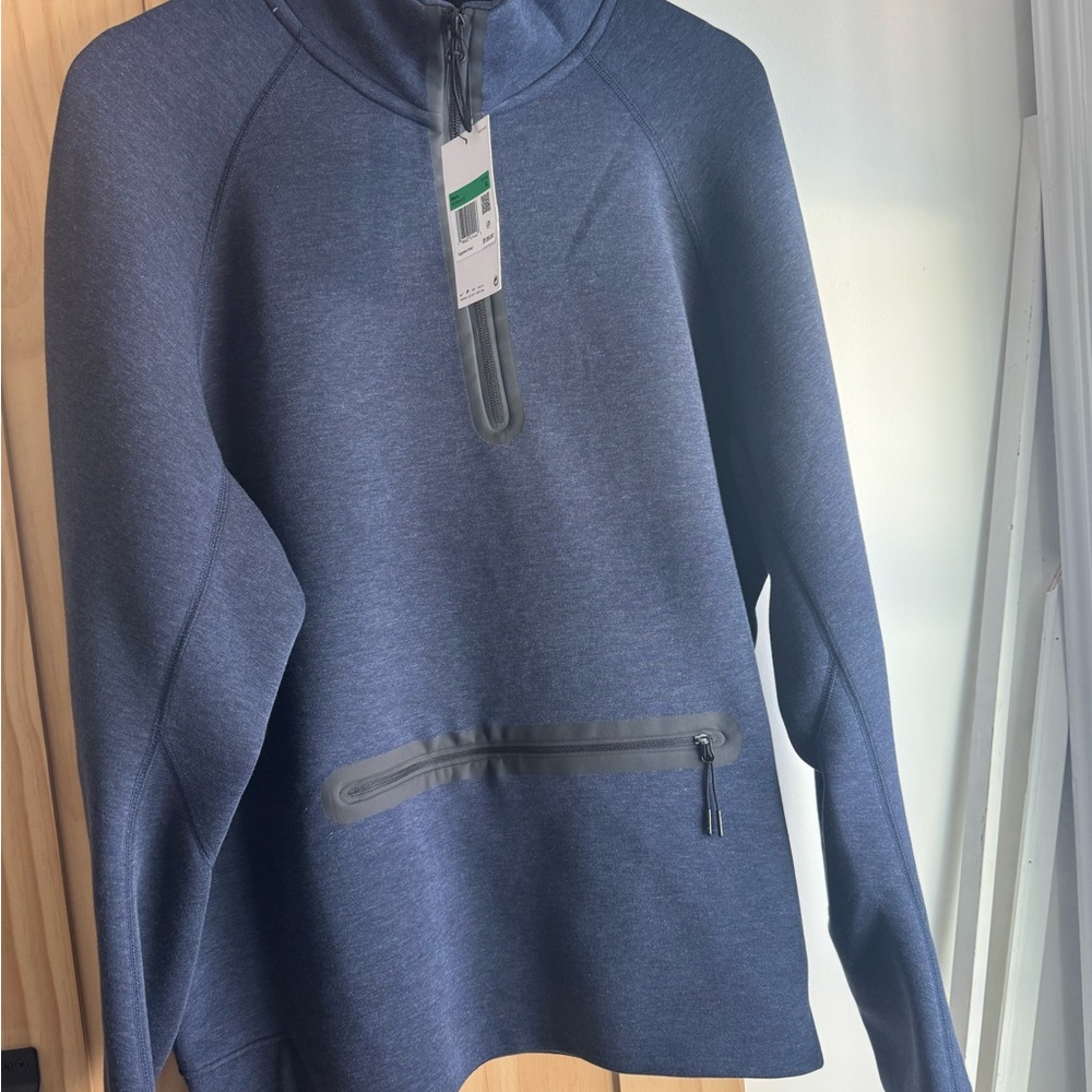 Nike Blue 3 quarter zip Pullover